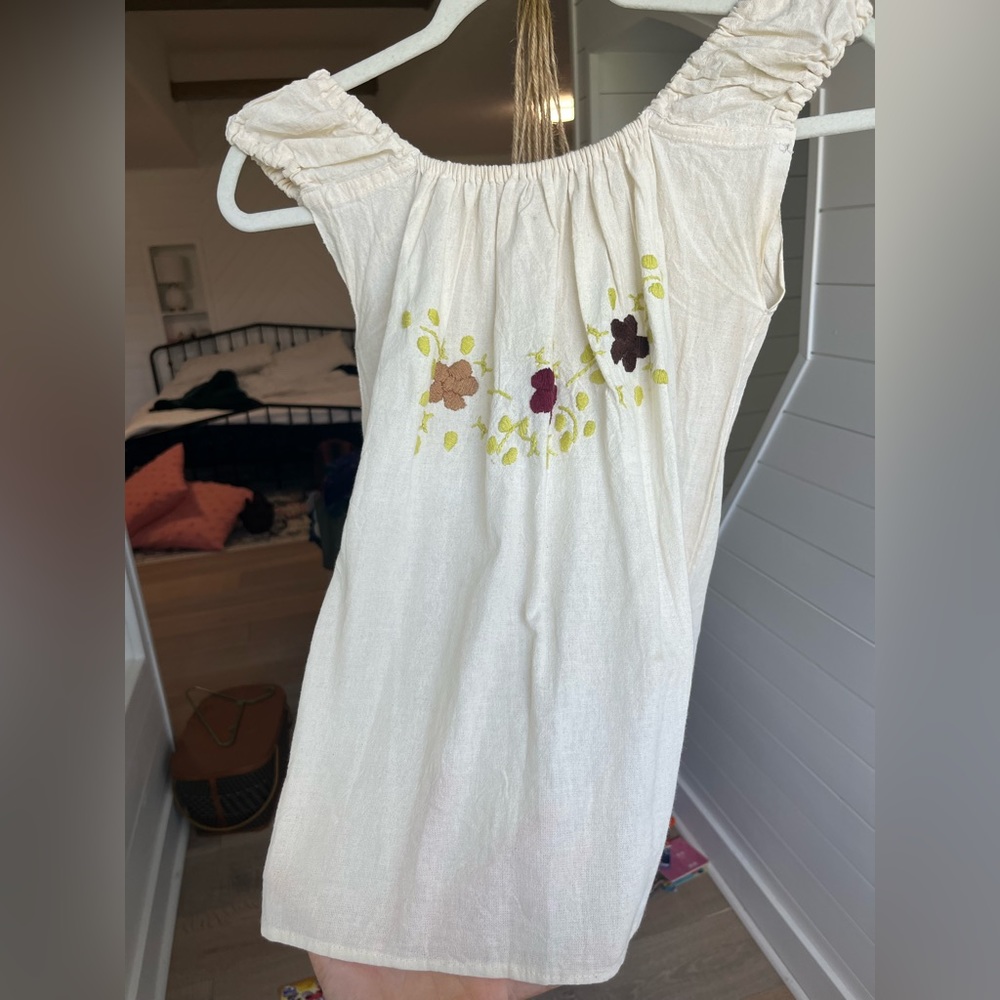 Hand Embroidered Canvas Tank